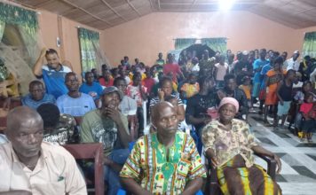 Dennis Garsinii holds acquaintance meeting with Kokoya citizens for 2023 representative election