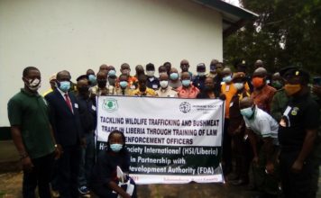 Humane Society International partners with FDA to Combating Wildlife Crime in Liberia