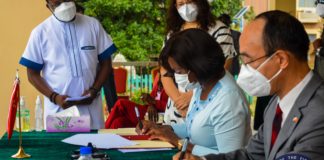 Chinese Government Gives Clar Hope Foundation Vehicle, Assorted Items