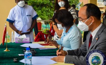 Chinese Government Gives Clar Hope Foundation Vehicle, Assorted Items