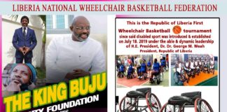 Weah to grace King Buju Charity Foundation Wheelchair Basketball Tournament