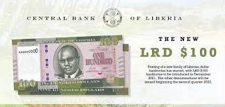 First New One-hundred Liberian Banknotes arrives