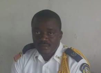 Senior Liberian Police officer accused of sexually abusing a junior female Officer in his office disrobed