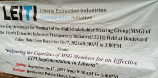 LEITI ends a two-day orientation for Multi-Stakeholder Group Members