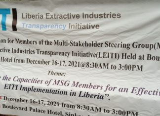 LEITI ends a two-day orientation for Multi-Stakeholder Group Members