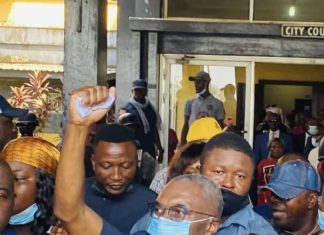 ANC’s Cummings released on Bail after his appearance at the Temple of Justice