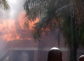 Fire destroys Liberia’s National Reference Laboratory building