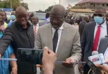Weah commissions Johnsonville- Dry Rice Market Road Corridor in Montserrado County