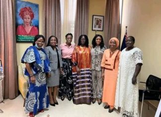 Liberian Women Legislative Caucus sworn in new leadership