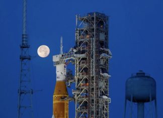 The launch of NASA’s giant moon rocket is delayed after an issue with its engine Artemis 1