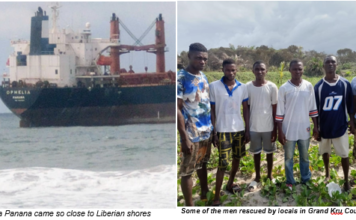 Two Stowaway Nigerians Killed onboard Ophelia Panana ship , others recue on Liberian shore Ophelia Panana ship