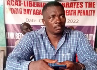 Liberian Rights Campaigner Calls for Repealing of Law Prescribing Death Penalty Adama Dempster