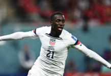 Liberians celebrate president’s son world cup goal for United States Tim Weah
