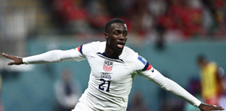 Liberians celebrate president’s son world cup goal for United States Tim Weah