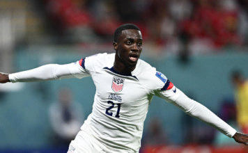 Liberians celebrate president’s son world cup goal for United States Tim Weah