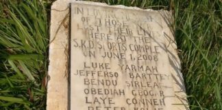 2008  SKD Stadium Stampede victims Monument Abandoned by Ministry of Youth and Sport 2008 stampede in Liberia