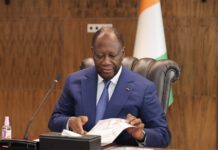 Cote d’Ivoire government acknowledges improvement in security and health sector President Qattara
