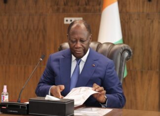 Cote d’Ivoire government acknowledges improvement in security and health sector President Qattara