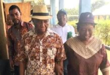 Liberia’s former Vice President Boakai leaves  hospital after “medical observation” Bakai and Wife