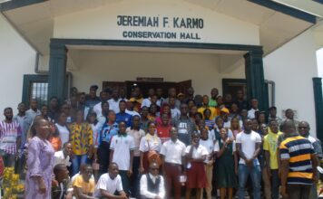 FDA and Partners engage students in Bomi County on REDD+ and the importance of Liberia’s Forests FDA and Partners