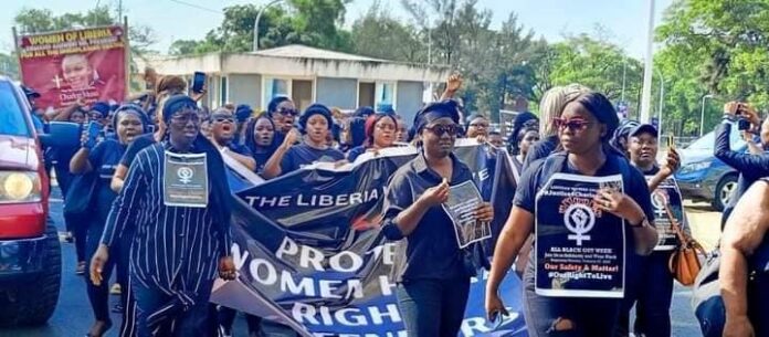 Liberian women on violence