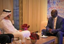 Liberia to ‘benefit’ from United Arab Emirates US$50 billion Blue Carbon Initiative President Weah and Sheikh Ahmed Dalmook Al Maktoum