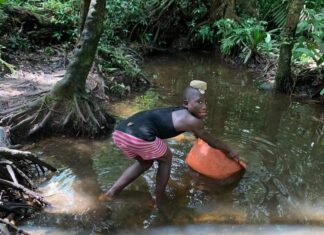 How Korjahyee Community in Sinoe risking outbreak of waterborne disease