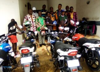 NATL gives out bikes to county presidents NTAL