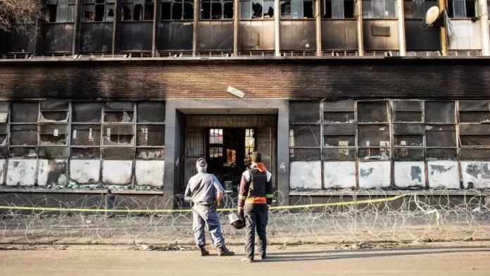 South Africa fire victims