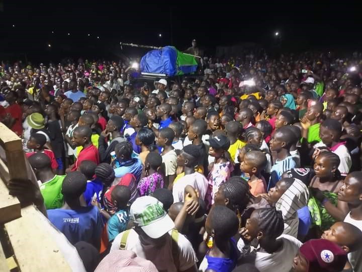 Jubilant supporters of Boakai in Liberia