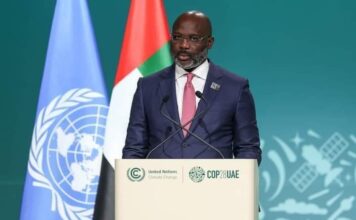 President Weah calls for richer Nations to support Vulnerable countries in Tackling Climate Crisis President George Manneh Weah