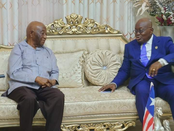 Boakai and Ghana President Nana Ado