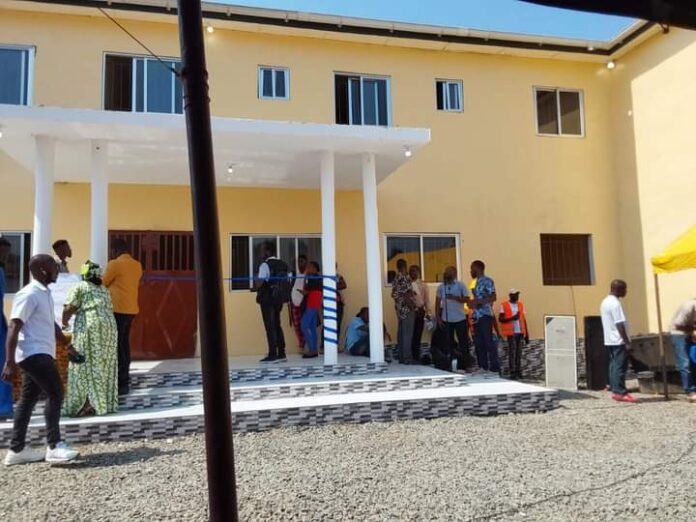 LRRRC newly constructed headquarters buiding in Tarr Town, Monrovia