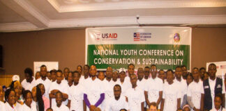 USAID CONSERVATION WORKS AND THE FEDERATION OF LIBERIAN YOUTH ORGANIZE NATIONAL YOUTH CONFERENCE USAID Conservation works and FLY