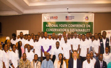 USAID CONSERVATION WORKS AND THE FEDERATION OF LIBERIAN YOUTH ORGANIZE NATIONAL YOUTH CONFERENCE USAID Conservation works and FLY