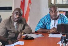 Former Gbarpolu County Senator Theodore Momo takes over National Bureau of Concessions as Acting Director Theordore Momo and Atty Edwin Dennis