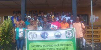 SCNL and LLA initiate the Customary Land Formalization process in Gbarpolu County, three clans to benefit SCNL project inception