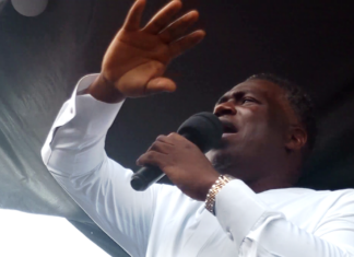 Diaspora Liberians protest against country vice president in the U.S.