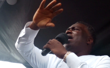 Diaspora Liberians protest against country vice president in the U.S.