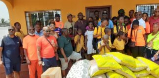 Veteran Ahblawoe Donates Rice and Several Items to Three Institutions in Liberia Ahblawoe