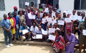 Thirty-Nine Liberian Returnees Certified in “Be Your Own Boss” Micro-Entrepreneurship Training