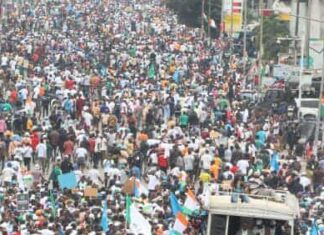 Ivorian Opposition Rallies Against Ouattara’s Fourth-Term Bid, Demands Inclusive Elections Protest in Ivory Coast
