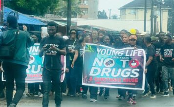 Liberians Unite in Nationwide Protest Against Illicit Drug Crisis Protest Against drugs in Liberia