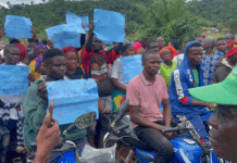 Ziggida Residents Stage Peaceful Protest in Zorzor Over Arrests During Security Operation