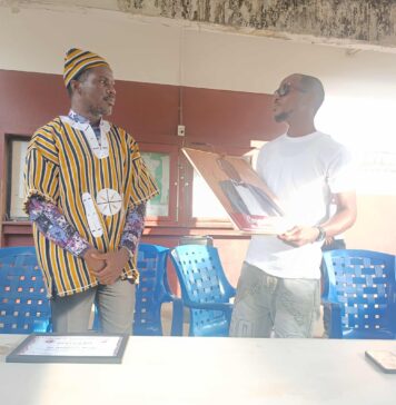 Terrance Woods Honored by Tubman High Alumni, Urges Youth to Lead Liberia’s Future Terrance T.C Woods, Special Presidential Aid lto President Boakai