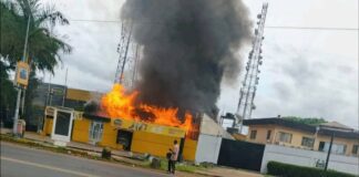 Fire Hits Lonestar Cell MTN Office in Monrovia; Services Unaffected