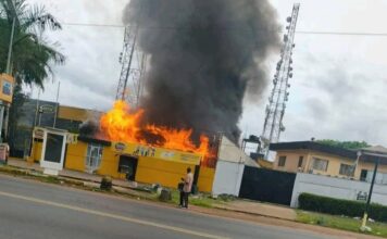 Fire Hits Lonestar Cell MTN Office in Monrovia; Services Unaffected