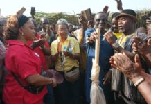 CMC Political leader breaks ground for the construction of Road in Gbarzon District