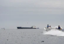 US blockade of Iranian ports takes effect as Trump threatens to destroy ‘attack ships’ Ships at Hormuz