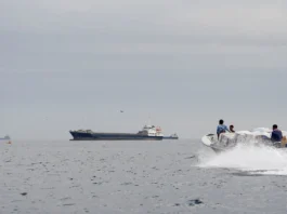 US blockade of Iranian ports takes effect as Trump threatens to destroy ‘attack ships’ Ships at Hormuz